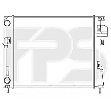 Радіатор охолодження Opel (NRF) FP 52 A938