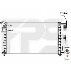 Радіатор охолодження Citroen Berlingo 1997-2002 (FPS)