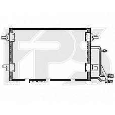 Радіатор кондиціонера (Конденсер) Audi A6 C5 (AVA) FP 12 K207