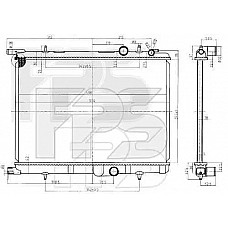 Радіатор охолодження Citroen Berlingo 2002-2007 (FPS)