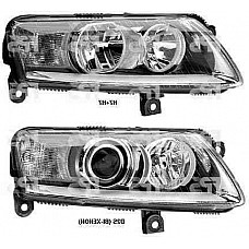 Фара правая Audi A6 (C6) H7 + H7 (HELLA). FP1204R2-H