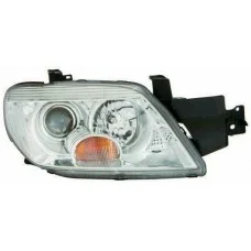 Фара правая Mitsubishi Outlander I механічний хромований розсіювач (DEPO). 214-1179R-LD-E1