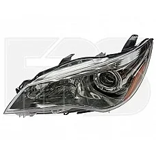 Фара правая Toyota Camry XV50 '14 -17 USA жовта вставка (DEPO). 312-11F4R-AS1