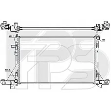 Радіатор охолодження Renault Master / Opel Movano (AVA) FP 56 A163