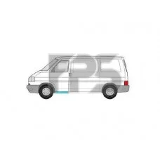Поріг VW T4 90-03 (окрім CARAVELLE 96-) лівий внутрішній під водить. дверима. (FPS). FP9558021
