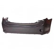 Бампер задній TOYOTA COROLLA 07-09 (E14 USA E15 EUR / КРІМ VERSO) з отвором під круглі катафоти (FPS).