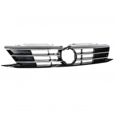 Решітка радіатора VW Jetta VI 15-18 чорна, з хром молдінгами (FPS) 5C6853651AJ