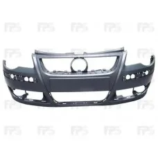 Бампер передній VW Polo 05-09 чорний (FPS). 6Q0807217E