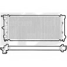 Радіатор охолодження VW Passat 1981-1988 (B2) (FPS)